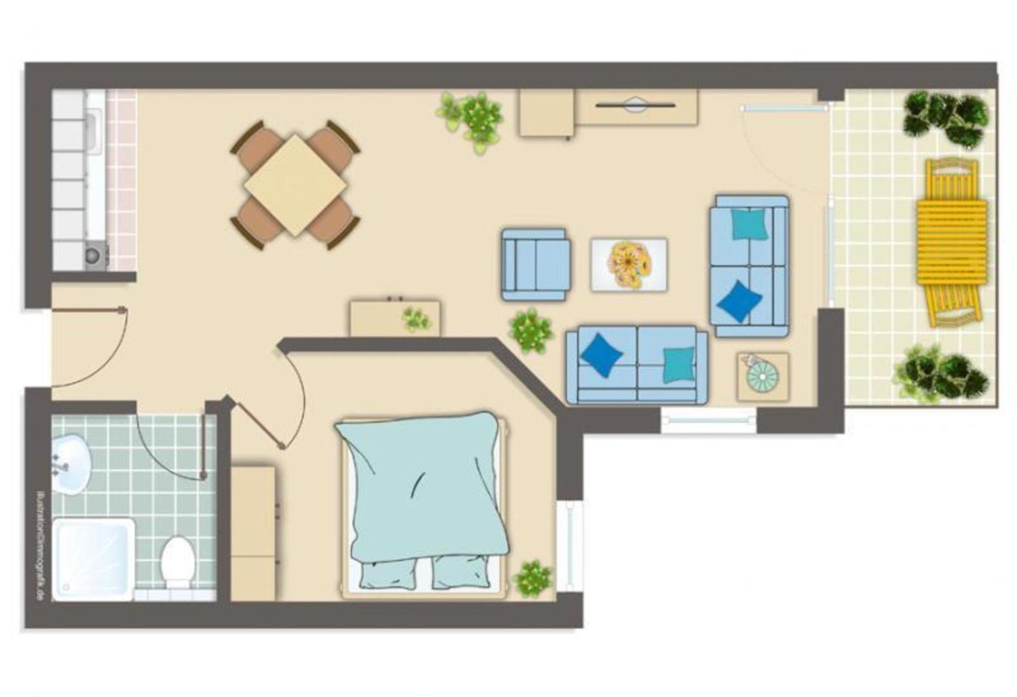 Yachthafenresidenz-Wohnung-7204-915 Кюлунгсборн Экстерьер фото